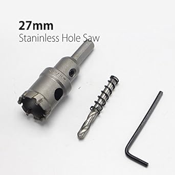 Generic High Quty 27mm 1.06" Hard Alloy Metal Hole Saw Core Drill Bit Drill Bit for Metal Working Universal Type