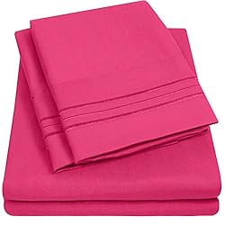 1500 Supreme Collection King Sheet Sets Fuschia