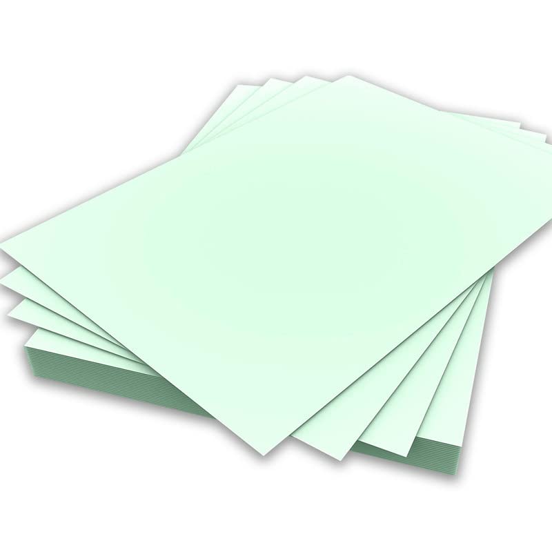 A5 Light Green Colour Paper 80gsm Sheets Double Sided Printer Paper Copier Origami Flyers Drawing School Office Printing 148mm x 210mm (A5 Light Green Paper - 80gsm - 200 Sheets)