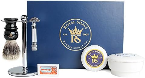 Merkur 34c Wet Shave Set- Razor, Blades, Shaving Brush, Stand, Cream and Bowl