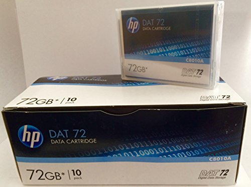 10 Pack HP C8010A DAT72 4/170 DDS5 Media 36/72GB(NEW)