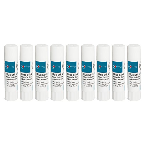 Glue Sticks, All Purpose Washable mini stick glue - .26-oz sticks - Non-Toxic - Great for Arts & Crafts, Office, School Projects And More - 9-Pack - Thumbnail 3
