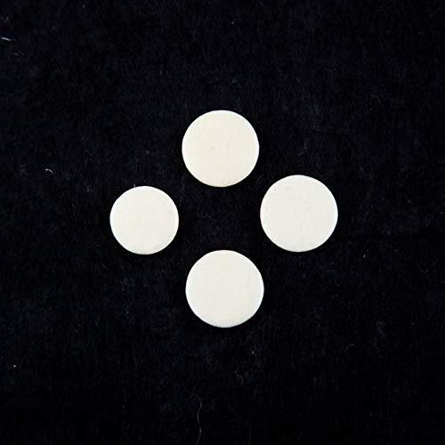 OUYAWEI 17 Pcs White Clarinet Leather Pads Set Woodwind Musical Instruments Parts - Thumbnail 4