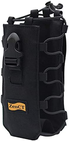 Water Bottle Holder, ZenCT Adjustable Kettle Bag Bottle Carrier Portable Molle Accessory Bag Capacity Up to 2000ml