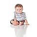 Bumkins Waterproof Starter Bib, Gray Chevron (4-9 Months)