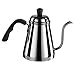 Flowtrol Stainless Steel Pour Over Coffee and Tea Kettle with Gooseneck and Ergonomic Heat Resistant Handle, 1 Liter
