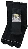 Extra Wide Medical Diabetic Socks for Men, 3 Pack, Superior Stretch in Foot, Ankle, Calf (26