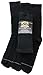 Extra Wide Medical (Diabetic) Crew Socks, 3 Pack, for Men (Size 11-16 (up to 6E wide) Black, Made in USA
