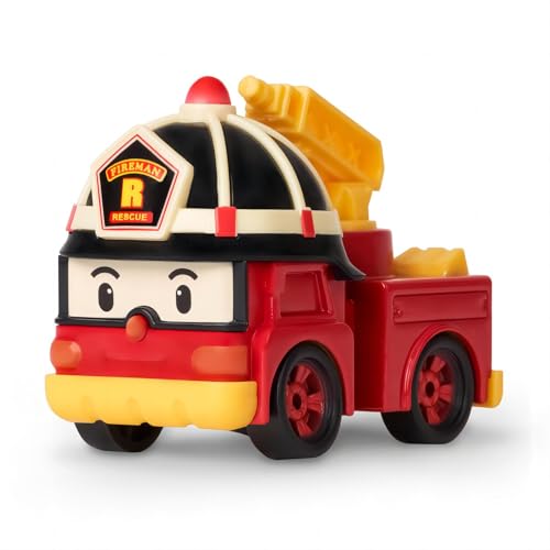 Robocar POLI Roy Die-Cast Toy – Fire Truck Hero Figures Collection | STEM Education, Role Play Rescue Vehicle, Birthday for Kids Age1 2 3 4 5