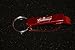 Red Budweiser Keychain Bottle Opener