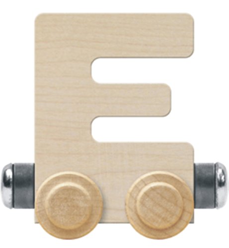 NameTrain Unfinished Letter Car E - Made in USA