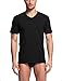 CYZ Mens Cotton Stretch V-Neck Undershirts Fitted T-Shirt 2-PK