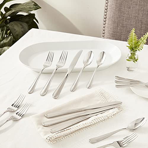 Oneida Dylan 20 Piece Everyday Flatware, Service for 4, 18/0 Stainless