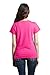 Shop4Ever Pink Ribbon Women's T-Shirt Breast Cancer Awareness Shirts Large Heliconia Pink 0