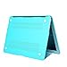 Se7enline Compatible with MacBook Air 13 inch Case A1466/A1369/ 2010/2011/2012/2013/2014/2015/2016/2017 Hard Shell Case&Sleeve Bag&Keyboard Cover Skin&Screen Protector&Dust Plug,Turquoise Blue
