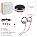 Letsfit Bluetooth Headphones, Wireless Headphones with Mic, HD Stereo Sport Earbuds for Gym Running Workout, IPX7 Waterproof Sweatproof Earphones, 8 Hours Battery Noise Cancelling Headsets