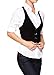A.Sense Juniors Stretchy Bengaline Fitted Racer Back Classic Vest Shirts-Black-Medium