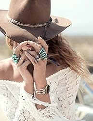 W-RARA Beaded Bracelet Compatible with Fitbit Versa