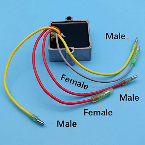 Tuzliufi Replace Voltage Regulator Rectifier Mercury Mariner Outboard 5 Wires 25HP 30hp 40hp 65hp 70hp 75hp 80hp 90hp 100hp 105HP 115hp 125hp V-135hp V-140hp V-200hp 95hp 120hp 175hp 210hp 250HP Z33