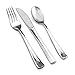Stately Elegance Designs 300 Piece Silver Plastic Silverware Set – Includes Forks, Knives and Spoons – Silver Cutlery – Heavy Duty Durable Disposable Flatware Set