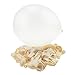 KUMEED 100 pcs White Balloons 10 inch Latex Balloons 180g/bag Pearl White