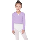Bezioner Ballet Wrap Top Girls Ballet Sweater Dance Sweater for Girls