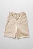French Toast Flat Front Adjustable Waist Short Boys Khaki 5