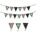 CC HOME Sport Theme String Flags Banners decoration Football happy Birthday Party Pennant Banner for Birthday Party ，Baby Shower Party Decorations