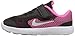 NIKE Girls' Revolution 3 Running Shoe (TDV), Black/Metallic Silver/Hyper Pink/White, 8 M US Toddler