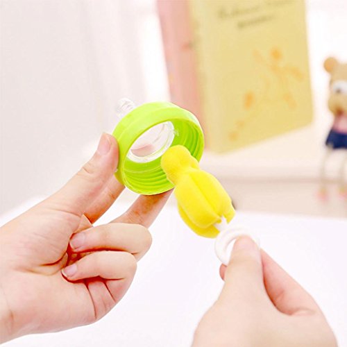 image for angel3292 4Pcs/Set Sponge Newborn Baby Milk Bottle Pacifier Spout Tube