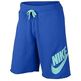 Nike Mens AW77 Alumni Shorts Game Royal/Artisan Teal 633465-481 Size 2X-Large