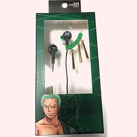 Amazon Co Jp ワンピース C Jr One Piece サマー ロロノア ゾロ ピアス風チャーム付き イヤホン Usj グッズ ホビー 通販