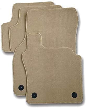 Tailored Car Mat Set Fits Mitsubishi Lancer (2002-2007) Premium Quality In Beige With Matching Trim For LHD Cars Only