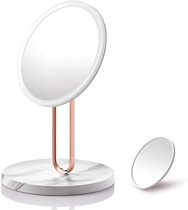 Amazon Com Feifei66 7x Magnifier Ballet Mirror Led Desktop Fill Light Single Mirror Desktop Vanity Mirror Usb Charging Makeup Mirror A Clothing