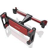 Car Tablet Headrest Mount, Lamicall Tablet Holder : Back seat Stand Cradle Compatible with New iPad 2018 Pro 9.7, 10.5, Air Mini 2 3 4, Accessories, Tab, 4.7~13 inch Smartphones and Tablets - Red