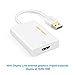 CableCreation USB to HDMI Adapter with DisplayLink Chipset,USB 3.0 to HDMI External Video Card
