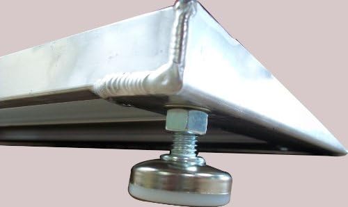 PVI ELEV8 Adjustable Leg Aluminum Threshold Ramp, 600lb Capacity by ELEV8