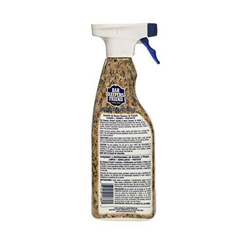 Bar Keepers Friend Granite & Stone Cleaner & Polish (25.4 oz) Granite