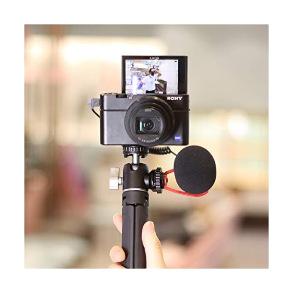 Stativkamera Kompatibel mit Canon / ZV1 für Sony/Nikon DSLR, ausziehbare Stativkamera Camcorder Stativ Einbeinstativ, 1… – Bild 4