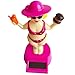 KODORIA Solar Powered Dancing Toy Bobbling Dancing Toy Car Desk Decorative Ornament Kids Children Birthday - Beach Girl Pink