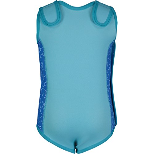 Aquawarm Shark Infant Boys' Neoprene Baby Warmer Swim Wetsuit, Blue (0-6 Months)