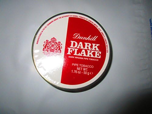 DARK FLAKE habano757:DUNHILL SEALED COLLECTIBLE Pipe Tobacco TIN 50 GR