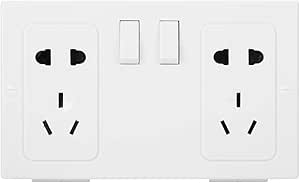 GLOGLOW - Enchufe de pared oculto, caja de seguridad para ...