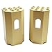 Lego Parts: Panel 3 x 4 x 6 Castle Turret Wall with Window (Pack of 2 - Tan)