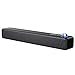LENRUE Soundbar Bluetooth Speakers 10W 3D Surround Sound with Enhanced Bass, Bluetooth 5.0 Home Theater Speaker Bar Wired and Wireless Connection, Support for Projector, Tablet, PC and TV (Black)thumb 1