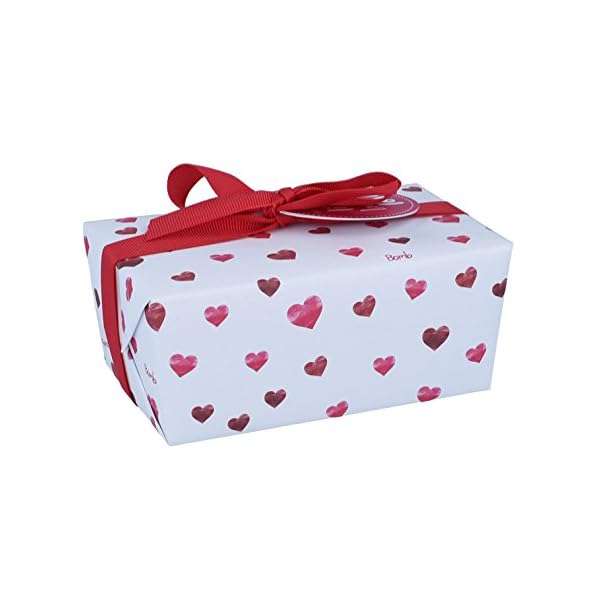 Bomb Cosmetics Little Box of Love Ballotin Bath Melt Wrapped Gift Pack, Contains, 6 x 30g