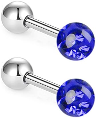 ZHIYAOR 16G Hypoallergenic Tragus Cartilage Earrings Women Surgical Steel Stud Earring for Sensitive Ear