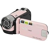 Depisuta 16MP Digital Camera, 16X Zoom 1080P Vlogging Camera Video Camcorder with 2.4 Inch Rotatable Screen, Selfies, Anti Shake, Fill Light, Loop Recording, Time Watermarking ()