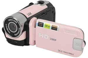 D90 1080P 16X Digital Zoom Video Camera Camcorder, 2.4in LCD Screen 16MP Digital Camera Recorder 32GB Vlogging Camera with Fi