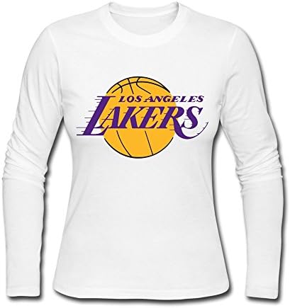 LosAngeles Lakers Tshirts For Women 100% Organic Cotton XXL White
